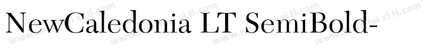 NewCaledonia LT SemiBold字体转换